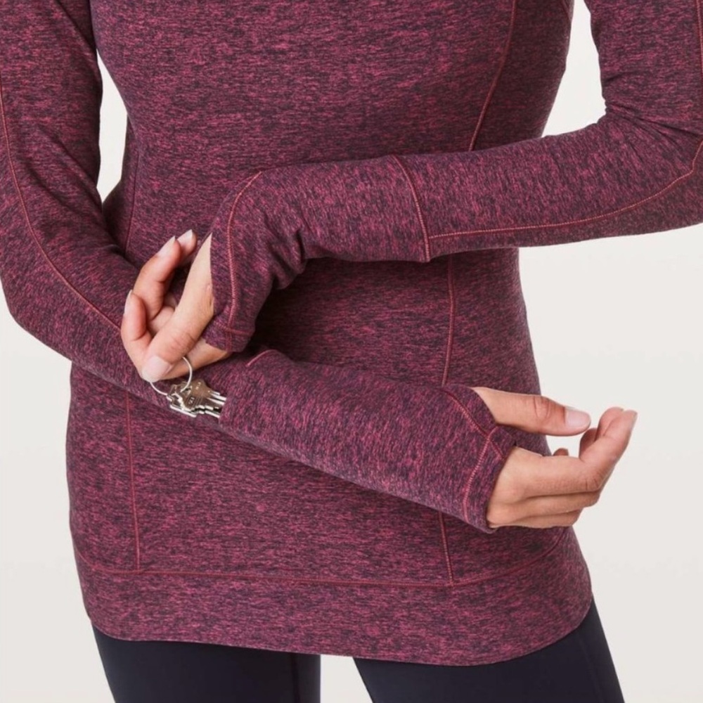 Lululemon Cypress Kiss Long Sleeve Heathered
Star Ruby/Black 4 - Picture 4 of 8